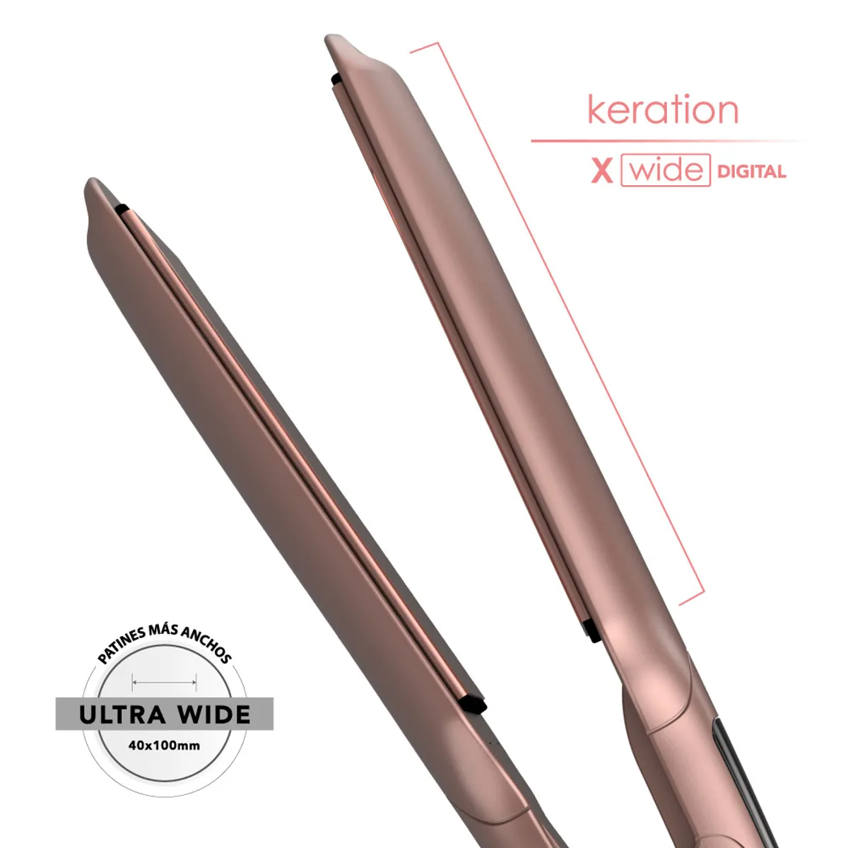 Plancha Alisadora GAMA Keration X-Wide Keration BECHS0000001440 - Imagen 3